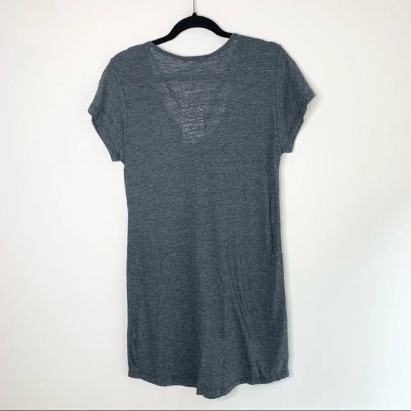 Revolve LNA Strappy Tee Dress T-shirt Cut out Short Sleeve Granite Gray Size XS - Picture 15 of 16